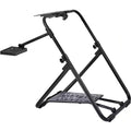 Foldable Racing Steering Wheel Stand, Height Adjustable Universal Base Heavy-Duty Formula Seating Portable