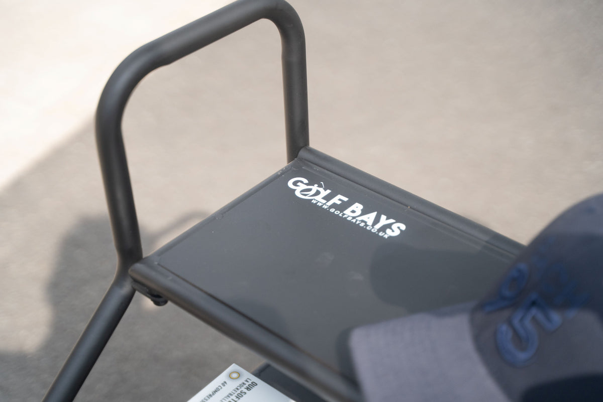 GolfBays Dual Golf Bag Display & Storage Organizer