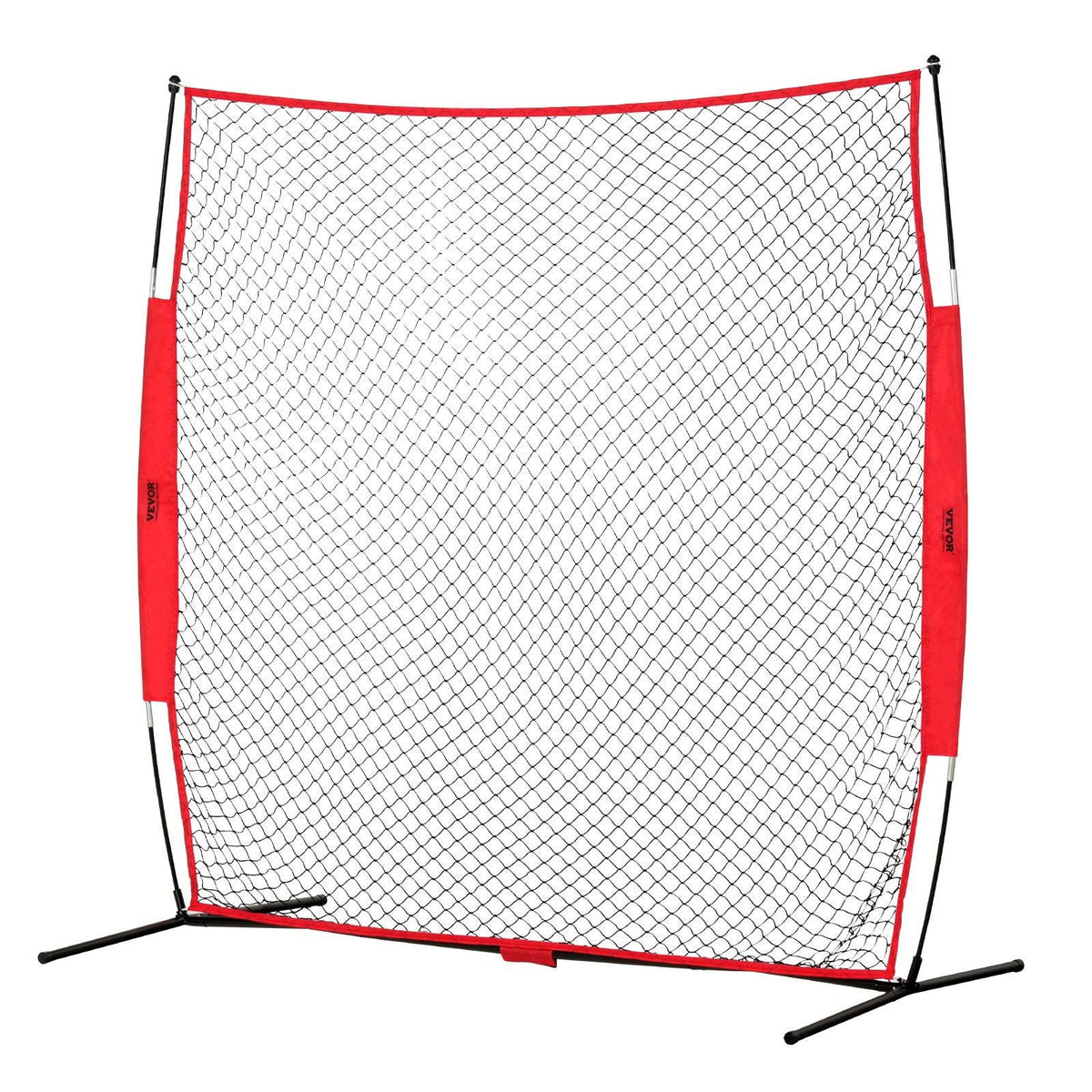 Portable 7x7 ft Ball Sports Backstop Net with Carry Bag