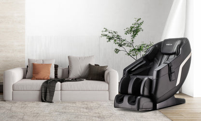 Massage Chair SL Track Full Body Recliner in Black