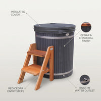 Cold Therapy 1 Person Ice Bath 118 Gallon Cold Plunge 37.5" X 33.25" — Lifestyle