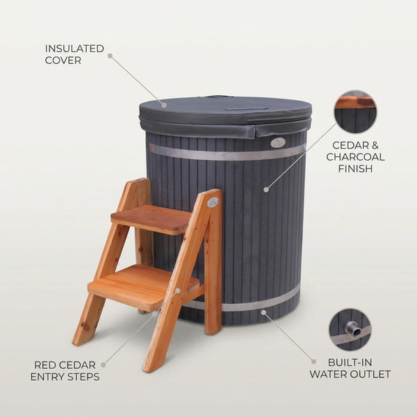Cold Therapy 1 Person Ice Bath 118 Gallon Cold Plunge 37.5" X 33.25"