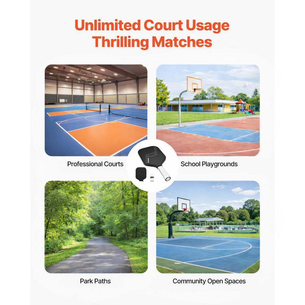 Pickleball Paddle with Aero Throat, T700 Carbon Fiber Surface and Honeycomb Core, Professional Pickleball Paddle