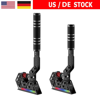 HB Pro Sim Racing Handbrake RGB Racing Simulator Handbrake High Precision Pressure Sensor 13/20Cm Handle
