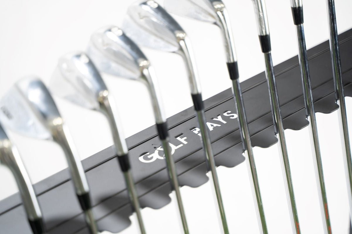 GolfBays Golf Club Storage Rack – Holds 14 Clubs, Indoor Organizer