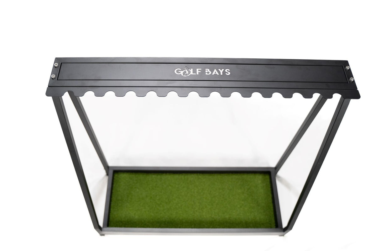 GolfBays Golf Club Storage Rack – Holds 14 Clubs, Indoor Organizer
