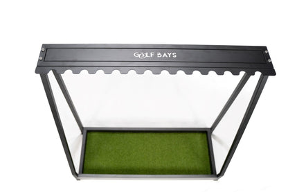 GolfBays Golf Club Storage Rack – Holds 14 Clubs, Indoor Organizer