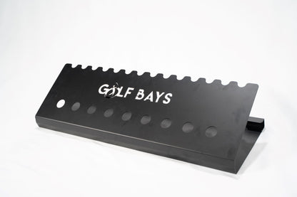 GolfBays Club Display Rack – Holds 14 Clubs & 9 Golf Balls