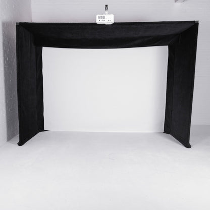 GolfBays Lux Golf Simulator Hitting Enclosure – 12'4" × 8'10"