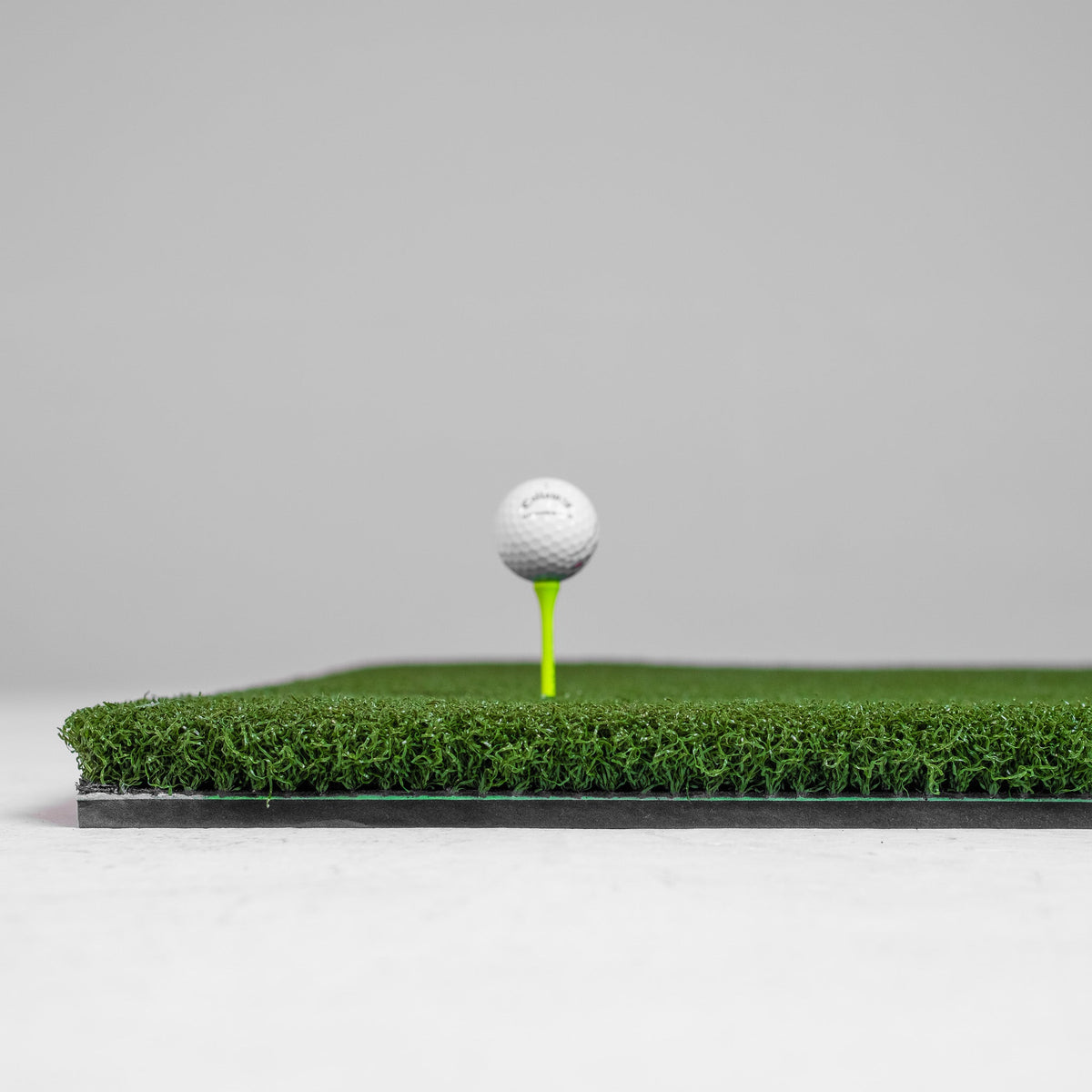 GolfBays Insert Tee Golf Hitting Mat – 4'11" × 4'11"