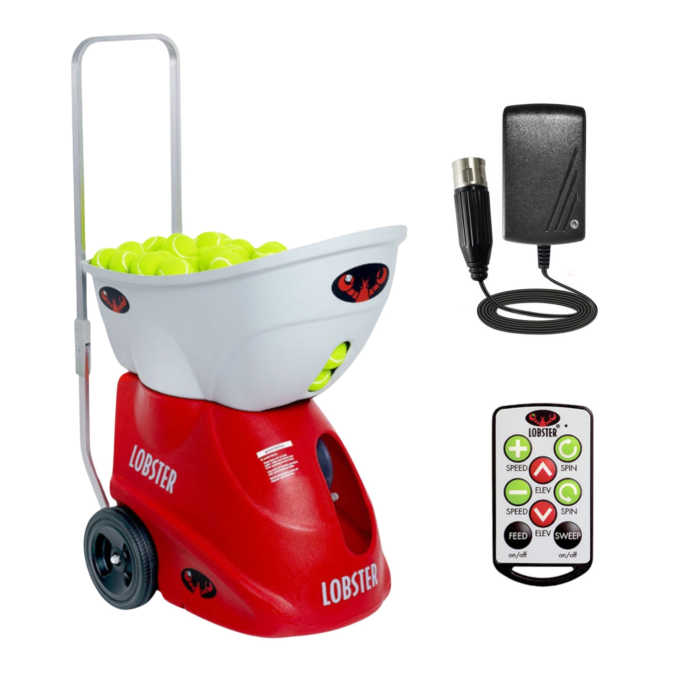 Lobster Elite Liberty tennis ball machine control panel