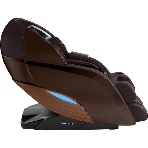 Infinity Dynasty 4D massage chair left upright view