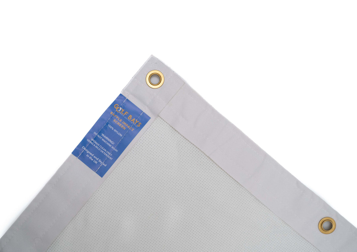 Close Knit Baffle Golf Simulator Impact Screen – Multiple Sizes