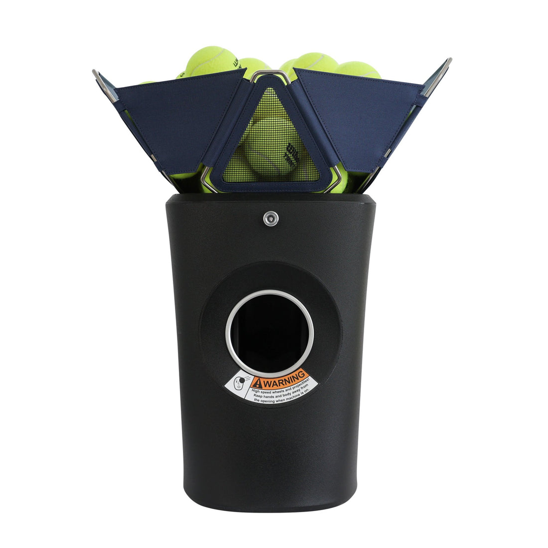 Hydrogen Proton tennis ball machine front view