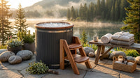 Cold Therapy 1 Person Ice Bath 118 Gallon Cold Plunge 37.5" X 33.25" — Lifestyle