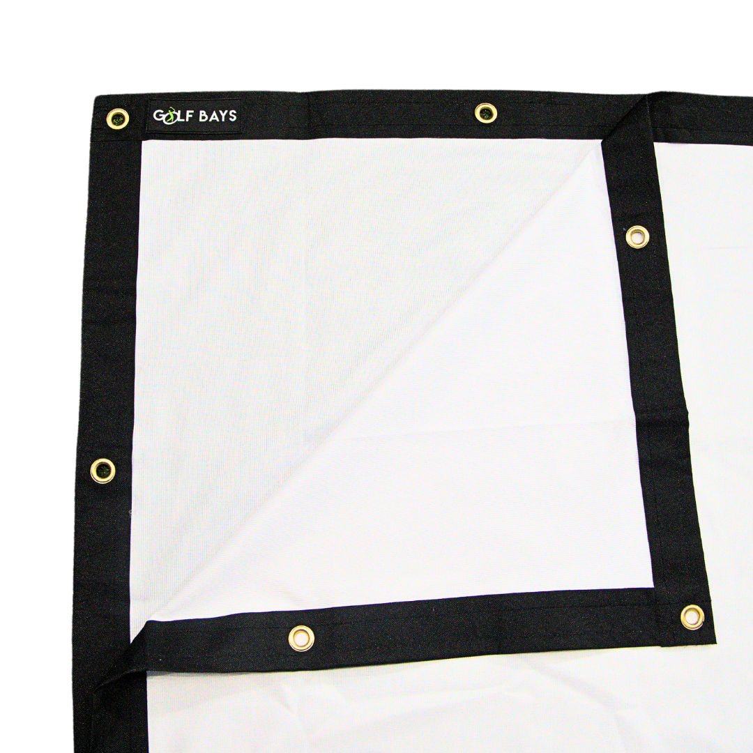 GolfBays Reversible PRO Golf Simulator Impact Screen – Ultra HD