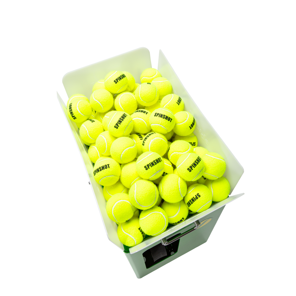 Spinshot Pro tennis ball machine hopper