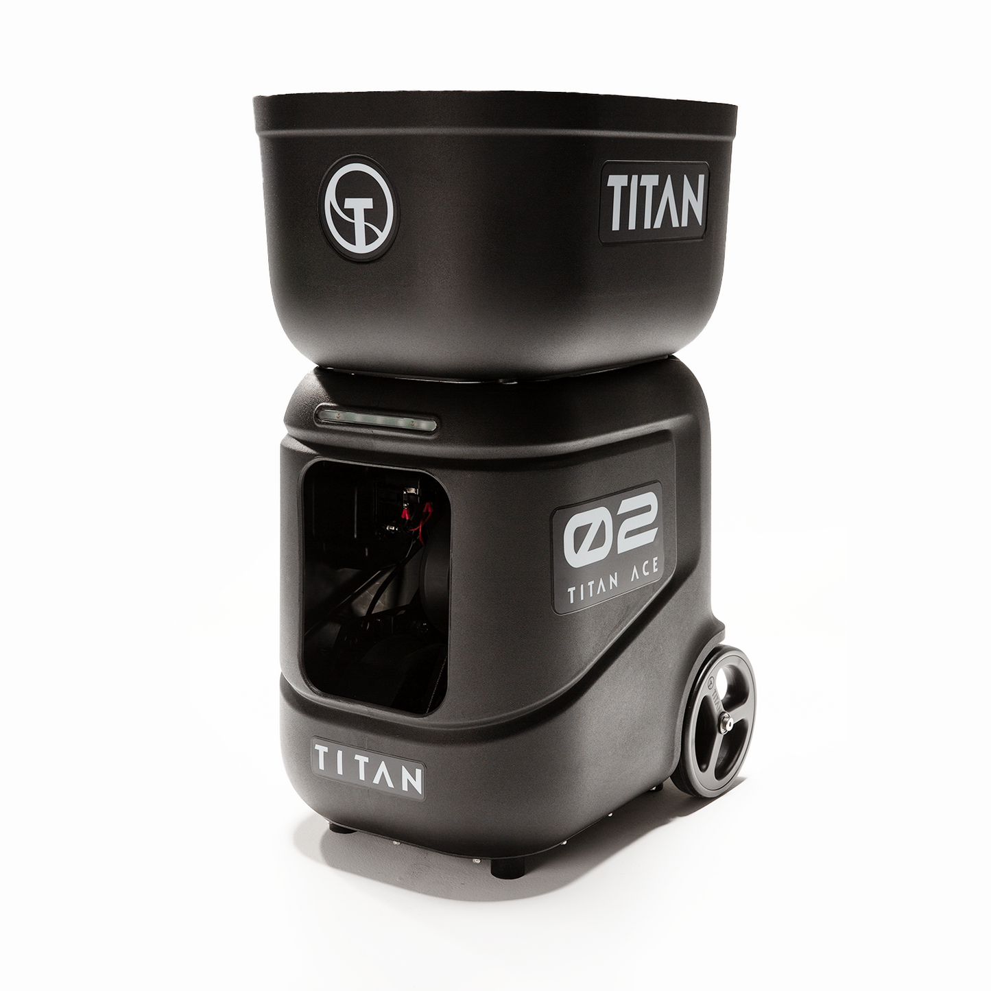 Titan ACE pickleball machine view