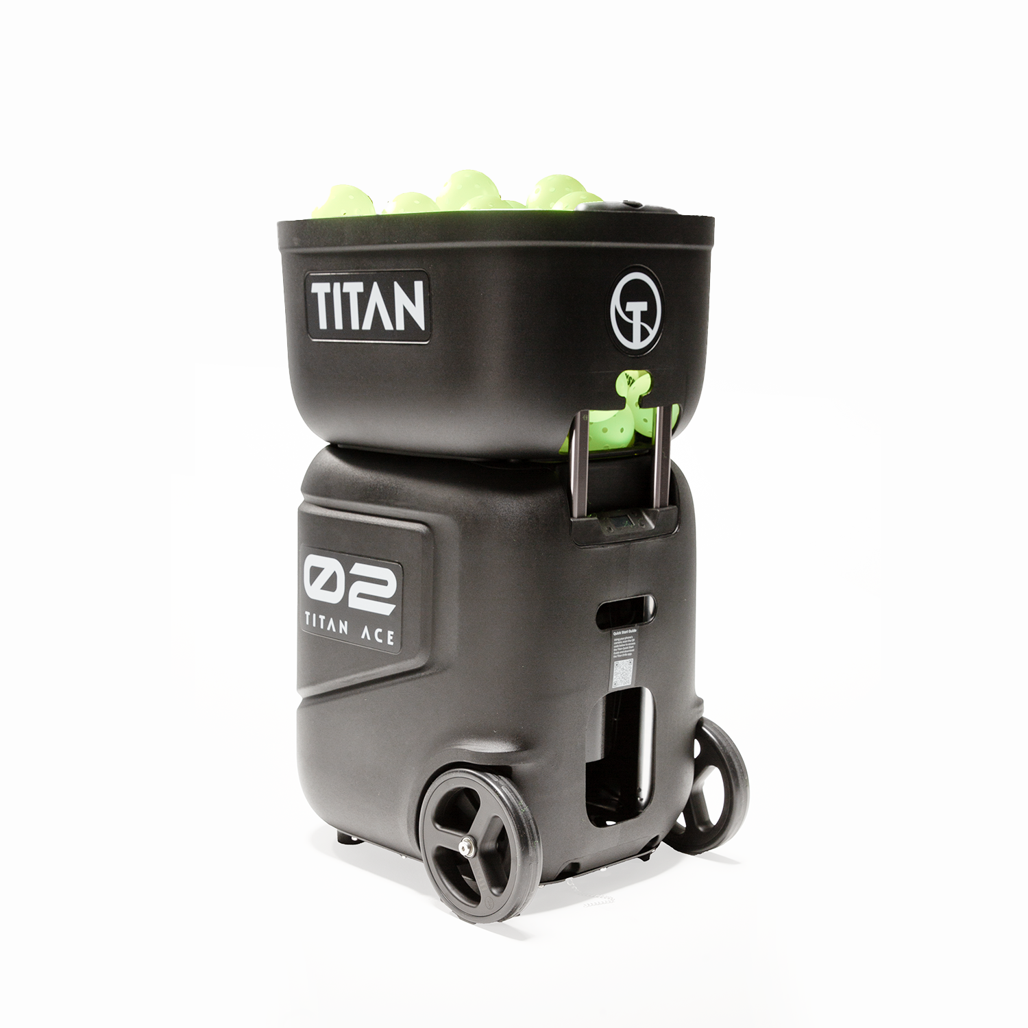 Titan ACE pickleball machine view