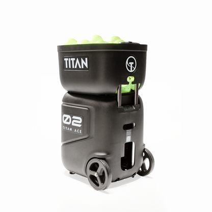 Titan ACE pickleball machine view
