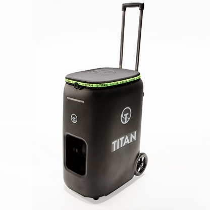 Titan ONE pickleball machine view