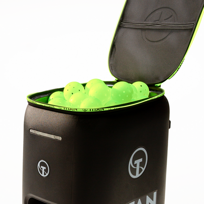 Titan ONE pickleball machine view