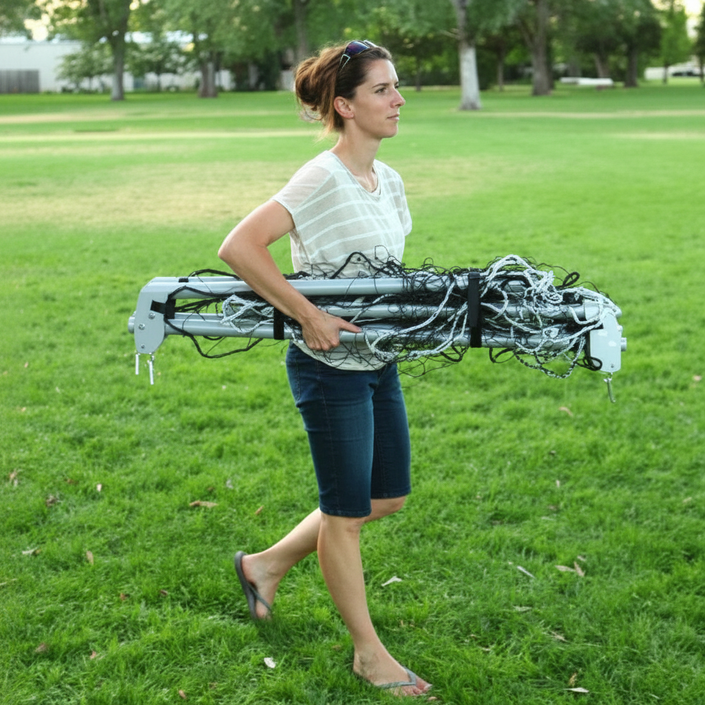 Portable, Foldable, Adjustable Soccer Goal